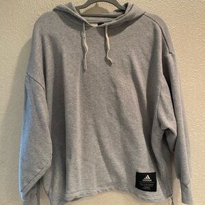 Adidas Women’s Heather Gray Hoodie